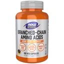 MAINTENANT Aliments Sports Nutrition, Acides aminés à chaîne ramifiée, Avec Leucine, Isoleucine et Valine, 120 Capsules de Veg