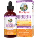MaryRuth Organics Quercetin Liquid Drops (en anglais seulement) Sans sucre 500mg pour les adultes 18 et plus Santé cardiovasculaire pour les adultes