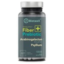 Psyllium Musque (Plantago ovata) + Arabinogalactan ≥95% – 660 mg, 60 Capsules de végétalien – Complexe fibreux