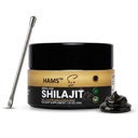 HAMS Pure Himalayan Shilajit résine, Mumijo authentique avec 84+ minéraux traces, haute puissance avec l'or élémentaire et l'acide fulvic, laboratoire testé, végétalien, 30g