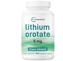 Micro-ingrédients Orotate de lithium 5mg, 240 Capsules végétariennes 5mg par portion