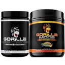Gorilla Mode Creatine Monohydrate Micronized Powder & Pre Workout (Rainbow Sherbert)- Massive Pumps | Laser Focus Energy | Verbesserte Muskelgröße | Leistung und Stärke