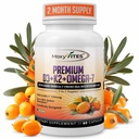 MoxyVites Vitamin D3 K2 5000 IU – Hohe Absorption D3 + K2 MK-7 mit Sea Buckthorn Oil & Omega-7 – Knochen, Herz- und Immununterstützung für Damen und Herren – 60 Vegan Kapseln