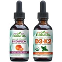 Pourquoi pas la vitamine naturelle B complexe et la vitamine organique D3K2 gouttes liquides