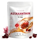 Astaxanthine 12mg, 150 Softgels - 5 mois d'approvisionnement, suppléments d'astaxanthine provenant de microalgues fraîches, non-OGM, sans gluten, facile à avaler
