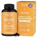WellPath Astaxanthine 12mg Softgets.com Suppléments Vegan Astaxanthine de Microalgues.com Antioxydants pour l'hydratation de la peau, l'élasticité et la santé oculaire.