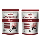 Astaxanthine 12mg Softgels.Extrait botanique naturel des algues (Haematococcus pluvialis)