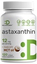 SUPPLÉMENT DE L'Astaxanthine 12 mg par portion, 120 Softgels