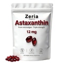 Astaxanthine 12mg, suppléments naturels d'astaxanthine Algae,120 Softgels (1 sac)