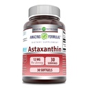 Formules étonnantes Supplément d'Astaxanthine 12 Mg par service