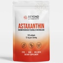 Astaxanthin 12mg - Supplément antioxydant de Microalgues, 120 Softgels pour le soutien des yeux, de la peau et du bien-être