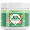 Vital Greens Superfood Powder – Nouvelle formule avec 40+ Superfoods Daily Green Drink Powder w/Probiotics – Supergreens for Energy, Gut Health, Digestion Support, Plant-Based, Vegan Superfoods