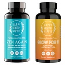 Happy Healthy Hippie Glow pour It Astaxanthin Supplément et Zen encore Cortisol Manager