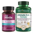 Ensemble de produits de pureté - MyBiotin ProClinical + Ultimate H.A MyBiotin ProClinical (Biotin, MB40X Matrix, Astaxanthin) - Ultimate H.A. (BioCell Collagen, Quercetin, Hyaluronique Acid +Plus)