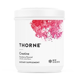 THORNE Créatine - Poudre monohydratée micronisée de créatine - Soutien des muscles et de la fonction cognitive* - pour les femmes et les hommes - Fraise - NSF certifié pour le sport - 5 g par portion - 60 portions