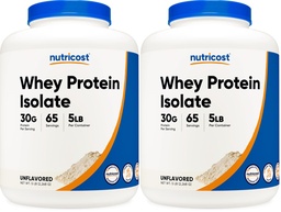 Isolat de protéines de lactosérum (non aromatisé) 5LBS (paquet de 2)
