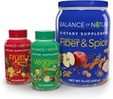Balance de la nature Système de santé entier - Fruits et légumes entiers et suppléments de fibres et d'épices - 30 portions chacun