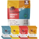 Mammoth Bar Mini - Variety Pack unserer Mini Organic Protein Bars – Hergestellt mit Premium Nuts & Egg White Protein • Organic • Paleo • Glutenfrei • GMO frei • Rohe - 16 Mini Bars