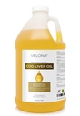 velona Cod Huile de foie - 64 Fl Oz , 1000A/100D UI/g Omega 3 Vitamines A & D3 , Arctique norvégien Source durable Huile nordique , soin des cheveux, du corps et de la peau , Utilisation aujourd'hui - Profitez des résultats
