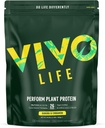 Vivo life Perform Plant Protein Powder - Pea & Hemp Protein Blend mit BCAA (34.85 oz, Banana & Cinnamon)
