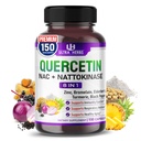 Supplément Quercetin avec Bromelain, Vitamine C et Zinc, Nattokinase, NAC, Elderberry, Elderberry.
