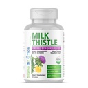 Extrait de chardon de lait 9105mg – Fortifié avec racine de dandelion, curcuma, poivre noir, NAC, Choline & Taurine – 80% standardisé Silymarin pour le soutien du foie – sans OGM, sans gluten, sans soja 120 comprimés