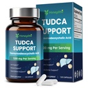 TUDCA 1200mg – Reines Tauroursodeoxycholsäure-Supplement, 120 vegane Kapseln leicht zu schlucken (60-Tage-Versorgung), Nicht-GVO, glutenfrei (120 Zählungen)