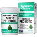 Physician's CHOICE Probiotics for Weight Management & Bloating - 6 Probiotic Strains - Prebiotics - Hauptbestandteil Cayenne - Unterstützt Gut Health - Weight Management for Women & Men - Green Tea - 30 CT