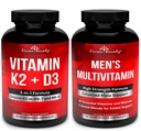 Divine Bounty Vitamine K2 avec D3 & Multivitamine pour hommes