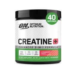 Optimum Nutrition Creatine Plus Powder, Strawberry Peach, 0.79 LB
