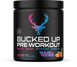 Bucked Up Pre Workout South Beach | 200mg Caffeine with Citrulline Malate Beta Alanine AlphaSize and Taurine | Pre Workout Powder (30 Servings)