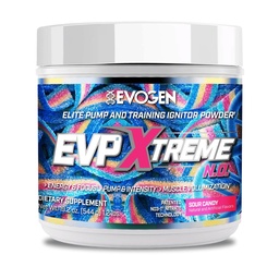 Evogen EVP Xtreme NO - Pre Workout Powder for Men & Women | Sugar Free Preworkout with Beta Alanine, Creatine, and Caffeine for Energy & Pump | Sour Candy | 40 Servings
