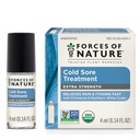 Forces of Nature Cold Sore Treatment Extra Strength H-Balm, Organic Fast Relief for Cold Sores & Fever Blisters w/Echinaea & Northern White Cedar, Calms Swelling (0.14 fl oz)