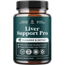 Supplément de soutien du foie Pro - 2X plus efficace que le chardon de lait - Supplément de santé du foie avancé avec 4 fois nettoyage deiver et de réparation - 60 Compte (paquet de 1)