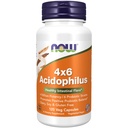 JETZT Nahrungsergänzungsmittel, Acidophilus 4X6, 4 Billion Potenz mit 6 Probiotischen Strainen, Strain Verified, 120 Veg Capsules