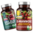 Number One Nutrition N1N Premium D-Mannose mit Cranberry & Hibiscus [1350mg], 120 Kapseln und Uric Acid-Unterstützung mit 14 Potent Kräutern, 60 Kapseln, 2 Pack Bundle