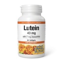 Facteurs naturels, Lutéine 40 mg, Antioxydant pour les yeux et la peau sains avec Zeaxanthin, 60 Softgels