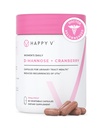 Happy v Dr. Formulierte D-Mannose mit Cranberry Pillen für Frauen Cranberry für Urinary Tract Infektionen & D Mannose Powder für UTI Infektionsprävention, Blase & Harmony