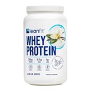 LeanFit Whey Protéine Vanille naturelle – 100% Whey Protéine Poudre, 24g Protéine par portion – Herbe-Feed, sans gluten, faible glucides, BCAAs, acide amino – 23 portions, 1,83 livre Tub