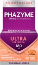 Phazyme Gas Relief, Ultra Strength Gas et Bloating Relief pour les adultes, 180 mg Siméthicone Fast Gels, 48 Compte