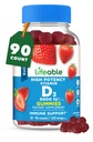 Vitamine D 5000 UI sans sucre - Supplément Gommy au goût naturel - Végétarien sans gluten sans OGM - pour le soutien immunitaire et la santé des os - pour les adultes - 90 Gommies
