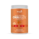 Poudre de supplément de fibre prébiotique de chiamucile – fibre de chia et racine de chicorée (inuline) pour la santé digestive et le contrôle de l'appétit – sans gluten et sans sucre, végétalien, non-OGM, orange - 35 portions