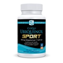 Nordic Naturals Nordic CoQ10 Ubiquinol Sport - 60 Mini Gels Soft - 100 mg Ubiquinol - Santé cardiaque, performance physique, production d'énergie cellulaire - Non-OGM - 60 portions