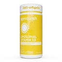 UpNourish Liposomal Vitamin D3 5000 IU Softgels - 1 Jahr Versorgung | Organic Coconut Oil Infused Vitamin D Supplements - Unterstützung von Knochen, Zahn, Herz, Stimmung & Immune Gesundheit - Non GMO Gluten Free - 365 ct