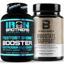 Iron Brothers Men’s Prostate & Hormone Support Bundle – Prostate Health, Urinary Flow & Testosterone Balance