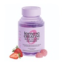 Lemme Créatine Monohydrate Gommies pour les femmes et les hommes, 5g Dose pour soutenir Lean Muscle, Force, Recovery, Cognitive Health, w/Ginseng pour l'absorption, Sour Strawberry, Certifié NSF, 60 Gommies