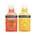 Transcend Foods Erdbeere + Orange Gele (1.1 Unze, Packung mit 10) Fast-Acting Carb Gel Erdbeere und Orange Flavor – Koffeinfrei, Glutenfrei