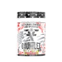 Poudre de pré-entraînement de guantlet, séances d'entraînement explosives, focalisation laser, mi-stim, saveur étonnante, Vétéran possédé et exploité, emballage mai Vary (25 portions, banane fraise)