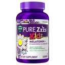 PURE Zzzs Kidz, enfants Mélatonine Gummy, aide au sommeil, faible quantité de mélatonine pour les enfants, avec Camomille et Lavande, Mélatonine 1 mg, Mélatonine Gummies Enfants, Berry Flavored, 72 Gummies