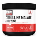 Force Factor Citrulline Malate 2:1, L Citrulline Supplement for Men to Boost Nitric Oxide, Blood Flow, Muscle Pumps, and Performance, L Citrulline Powder Pump Supplement, Unflavored, ~66 Servings